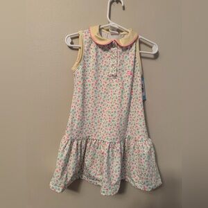 Set Athletics Floral Sleeveless Kids Dress